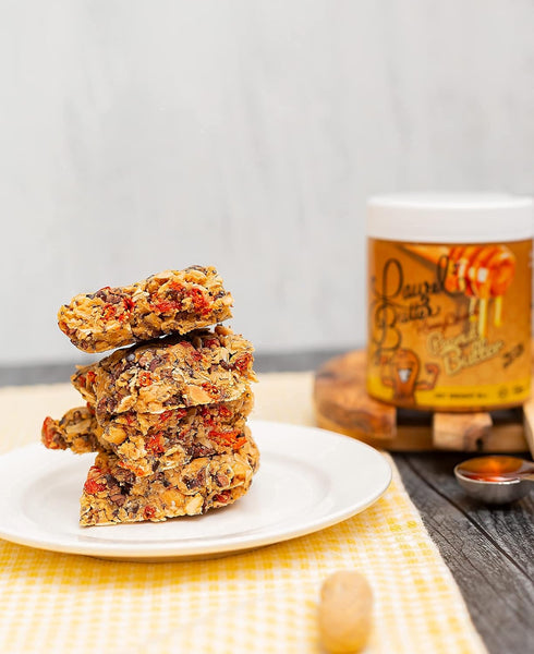 Laurel’s Honey Crunch Peanut Butter – High Protein Butter - Keto Friendly - Healthy Nut Butter Snack - Low Carb Butter - Gluten & Preservatives Fr...