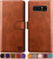 SUANPOT for Samsung Galaxy Note 8 with RFID Blocking Leather Wallet case Credit Card Holder, Flip Folio Book Phone case Shockproof Cover Women Men...