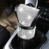 Crystal Auto Gear Shift Cover Bling Car Accessories,Universal Car Knob Gear Stick Protector from Scratching with Rhinestone Covers Car Decor Acces...