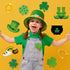 200 Pcs St Patrick's Day Shamrock Cutouts St Patrick's Day Bulletin Board Decor with 400 Shamrock Cartoon Irish Lucky Green Paper Cut Outs for St ...