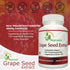 Grape Seed Extract 400mg - 120 Vegetarian Capsules with 95% Proanthocyanidins - Natural Non-GMO Antioxidant Supplement - Grapeseed Extract Capsule...