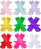 Zhanmai 9 Pairs Girls Satin Gloves Bowknot Gloves Princess Gloves for Kids Party, Wedding, Formal Pageant, Ages 3T to 8 Years, Color 3, Small...