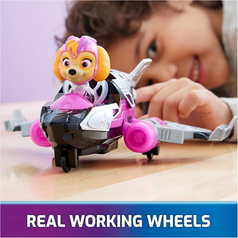 Paw Patrol: The Mighty Movie, Airplane Toy with Skye Mighty Pups Action Figure, Lights and Sounds, Kids Toys for Boys & Girls 3+...