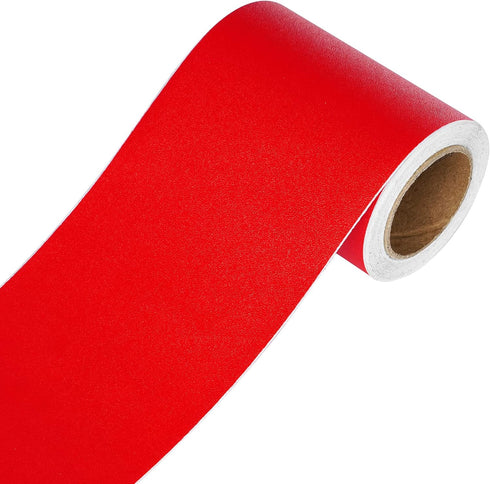 YENHOME Classroom Borders for Bulletin Board Red Bulletin Board Borders Straight Edge Decorations Back to School Bulletin Board Trim Peel and Stic...