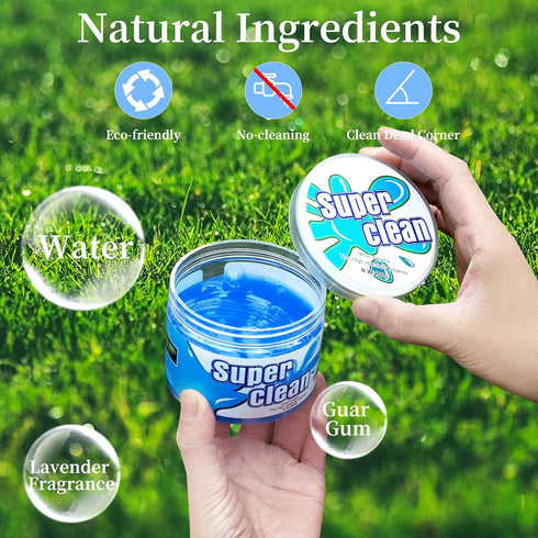 Car Cleaning Gel Kit Universal Detailing Automotive Dust Car Crevice Cleaner Slime Auto Air Vent Interior Detail Removal for Car Putty Cleaning Ke...