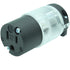 Journeyman-Pro 515CV-LIT Lighted 15 Amp 120-125 Volt, NEMA 5-15R, 2Pole 3Wire, Straight Blade, Female Plug Replacement Cord Connector Outlet, Comm...