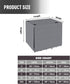 Dog Crate Cover for Wire Cages 24 Inch Indoor Breathable Polyester Pet Kennel Cover Machine Wash & Dry Double Door Small (Cover Only)...