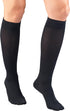 Truform Compression Socks, 15-20 mmHg, Women's Dress Socks, Knee High Over Calf Length, Navy Diamond Knit, Large...
