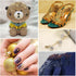 Resin Rhinestones Kit for Crafts,8400 pcs Crystal Flatback Rhinestones Mixed 5 Sizes 2mm-6mm with B7000 Glue Tweezers and Wax Pencil for Fabric Tu...