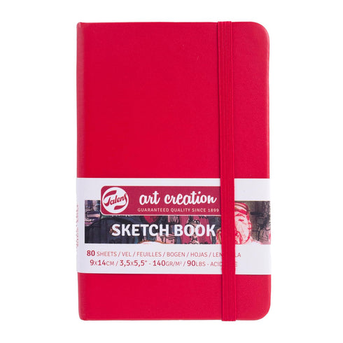 Talens Art Creation Sketchbook Red 9X14 cm, 140 Grams...