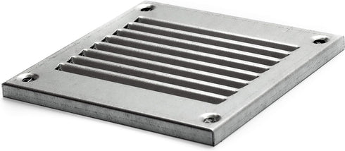 Vent Systems 4'' x 4'' Inch Galvanized Air Vent Cover Metal Air Return Grill with Built in Pest Guard Screen HVAC Vent Cover for Home Improvement ...
