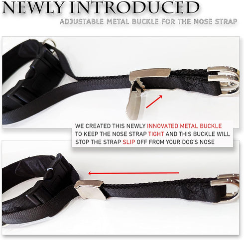 Dog Headcollar for Large Dogs (L), No-Pull Dog Collar for Large Dog. This No-Pull Dog Headcollar does not harm or hurt your dog and works better t...