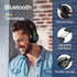 pollini Bluetooth Headphones Wireless, 40H Playtime Foldable Over Ear Headphones with Microphone, Deep Bass Stereo Headset with Soft Memory-Protei...