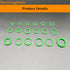 270pcs O Ring Gasket Kit Rubber Washer, 18 Sizes 7/32x1/16in - 11/16x1/8in Faucet O Ring A/C O-Ring Rubber Assortment Set, Seals Tool for Car Repa...