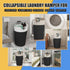 100L Laundry Basket, Collapsible Laundry Hamper with Padded Handles, Waterproof Laundry Bag, Tall Clothes Hamper Stand Up Well, Foldable Laundry B...