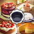 4 Inch Cake Pan Set of 5, Nonstick Cheesecake Round Cake Pans with 100 Pieces Parchment Paper, Mini Cake Tins for Baking, Non-Toxic & Leakproof Ci...