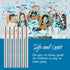BATTIFE It's a Boy, 6Pack Gender Reveal Confetti Wands, Tissue Paper Confetti Flick Flutter Sticks for Baby Boy Born Shower Party Decorations Supp...