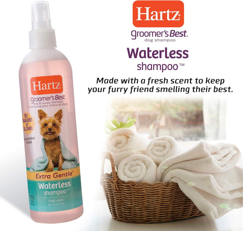 Hartz Groomer's Best 3-in-1 Waterless Dog Shampoo...