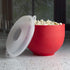 Goodful Silicone Popcorn Popper, Collapsible Hot Air Microwavable Popcorn Maker, Bowl Made without BPA, Red...