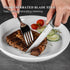Steak Knives Set of 4,Stainless Steel Steak Cutlery Sets,4.5 In Sharp Blade Rust-proof Steak Knife with Serrated Edge, Dishwasher Safe Steak Knive...