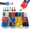 Lytool Double Wire Ferrule Kit,1200pcs Ferrules Terminal Set, Insulated Ferrule Crimp Pin, Twin Ferrule Connectors Wire Ends Terminals Pins, Singl...