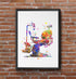 Dignovel Studios 8X10 Unframed Dentist Chair Dental Tools Tooth Medical Art Clinic Office Wall Art Watercolor Art Print Poster Wall Hanging Decor ...