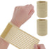 2 PCS Elastic Wrist Support Band Wrap Breathable Wrist Brace Adjustable Wrist Straps Support Relieves Wrist Pain Arthritis Tendonitis Sports Use f...