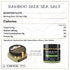 Hawaiian Bamboo Jade Sea Salt - Natural Hawaii Salt Infused With Bamboo Leaf Extract - Beautiful Jade Green Solar-Evavporated Pacific Sea Salt - 4...
