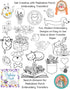 Fall Autumn Pumpkin Ready-to-Use Embroidery Design Transfers on Stick and Stitch Water Soluble Sewing Stabilizer Paper for Hand Embroidery Kit Thr...