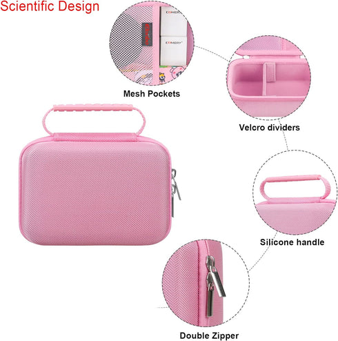 4K Digital Camera Carrying Case for Femivo/VETEK/IWEUKJLO/VJIANGER/WIKICO/Saneen/OIEXI 4K 48MP Vlogging Camera, Travel Compact Camera Storage Cove...