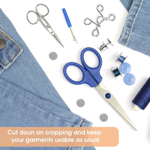 8Sets Pant Waist Tightener, Adjustable Jean Waist Tightener, Pant Waist Tightener Pants Clips for Waist Pins, No Sewing Brooch Tightening, Waistba...
