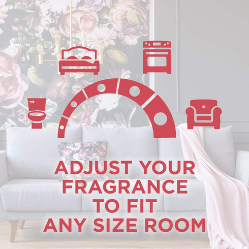 Glade PlugIns Refills Air Freshener, Scented and Essential Oils for Home and Bathroom, Rose & Bloom, 3.35 Fl Oz, 5 Count...