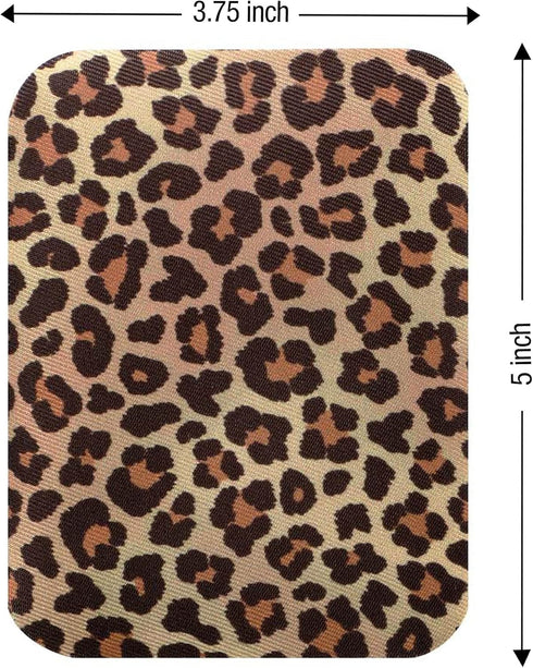 SINGER Fabric Iron-On Patches Animal Print Set with Stencil, Set of 4...