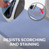HOME GENIE Ironing Board Cover, Silicone Coating, Full Size Scorch Resistant Padding, Elastic Edge Heavy Duty Iron Pad Covers Standard Boards, Hoo...