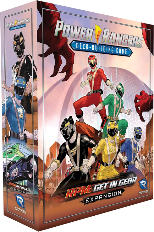 Renegade Games Studio Power Rangers Deck-Building Game RPM: Get in Gear Expansion - Ages 14+, 2-4 Players, 30-70 Min...