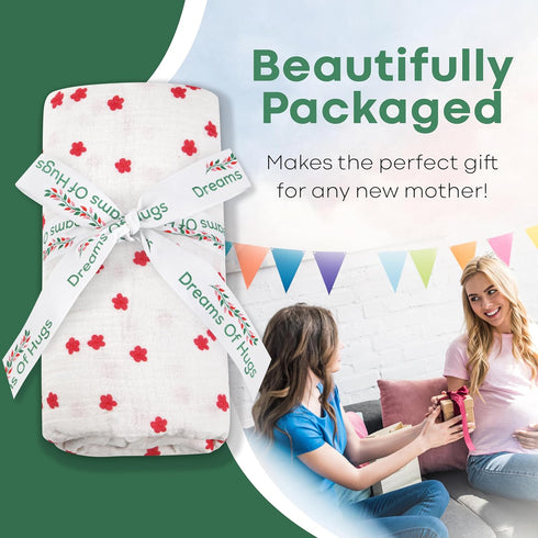 Baby Muslin Swaddle Blanket Muslin Swaddle Blankets Baby Boy Muslin Blanket Baby Girl Swaddle Blankets Baby Girl & Boy Floral Baby swaddle Blanket...