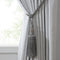 Elrene Home Fashions Julia Rhinestone Tassel Curtain Tieback, 26", Grey...