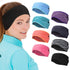 Syhood 8-Piece Fleece Headband Ear Warmers with Buttons - Stretchy Winter Running Sweatbands for Women and Men - Vivid Colors...