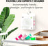 PARLAIM Printing Label Stickers 130pcs 14X50mm (1/2"X1 7/8") Self Adhesive Thermal Label Tape in Dispenser Box Compatible with D30 Labels Maker fo...