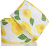 ATRBB Lemon Wired Ribbon, Fruit Pattern Ribbon for Wreaths, Wrapping and Crafting, 2.5 Inches x 10 Yards (White/Green/Yellow-Lemon)...