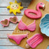 LILIAO Summer Beach Cookie Cutter Set - 6 Piece - Sun, Flamingo Float, Popsicle, Heart Sunglasses and Bikini Biscuit Cutters - Stainless Steel...