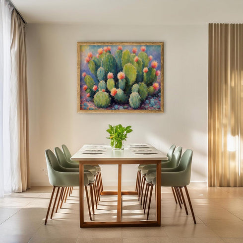 Posterizer 1 pcs-floral- plants design for nature lovers-oil painting style 6-Floral & Botanical Art-Landscape & Nature Art-Decor for Home & Offic...