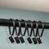 Rod Desyne Curtain Pivot Rings for 1-Inch Rod, Black, Set of 10...