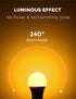 L LOHAS LED Sleep aid Amber Light Bulbs, Blue Light Blocking, A19 9W(60 Watt Equivalent) Dim Light Bulbs, 1800K Warm Light Bulb, E26 Base, 4 Pack...
