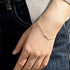 Moodear Dainty Cross Bracelet - 925 Sterling Silver/14k Gold Plated Diamond CZ Layered Snake Chain Knot Bracelets for Women Trendy Religious Chris...