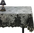Halloween Tablecloth - Gothic Black Lace Spider Web Table Cover for Halloween Masquerade, Dinner Party, Scary Movie Nights Table Decorations - 53x...