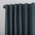 Sun Zero Hampshire Velvet Noise Reducing Thermal Extreme Total Blackout Back Tab Curtain Panel, 50" x 96", Teal...