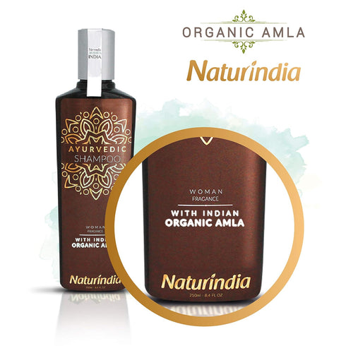 Ayurvedic Organic Shampoo for Hair Growth Amla Indian Vitalize Formula for Shiny and Strong Hair with Vitamin C and B-Complex natural herbs from I...