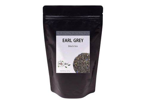 Earl Grey, Loose Leaf Black Tea - Pure Bergamot - Caffeinated | bulk 8oz, 80-100 cups | The Spice Hut, First Sip of Tea...