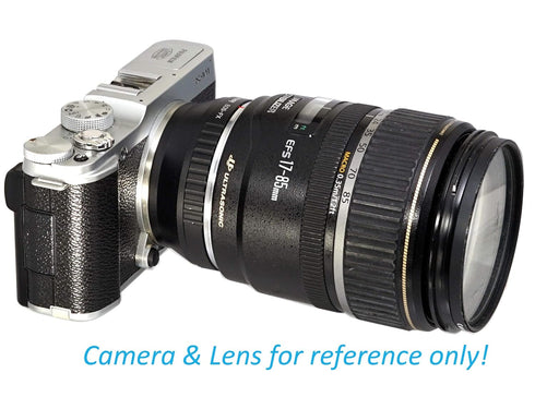 Fotasy Manual Cannon EF EF-S Lens to Fuji X Adapter, EOS EF to X Mount Adapter, Compatible with Fujifilm X-Pro1 X-Pro2 X-Pro3 X-E2 X-E3 X-A10 X-T1...